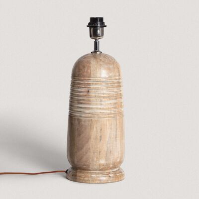 Ledkia Warsha ILUZZIA Natural Wood Table Lamp Base