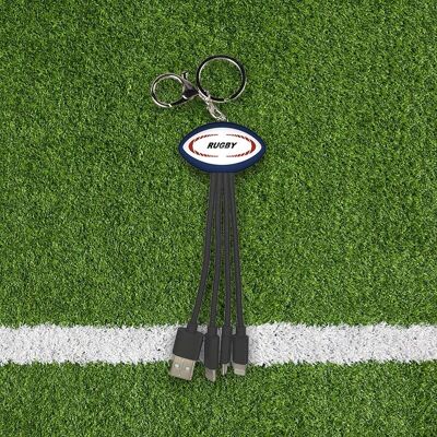 Câble de chargeur universel 3 en 1 - Iphone Lightning / USB Type-C / Micro-USB - RUGBY