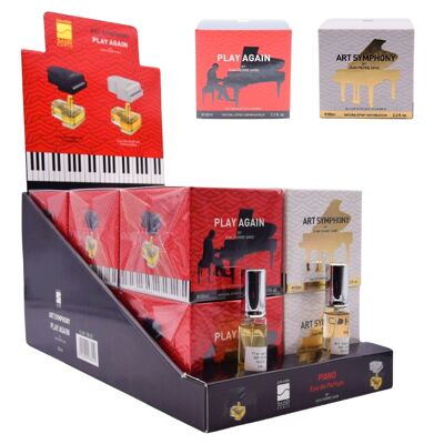 Bandeja 2x6 Perfumes 65Ml Piano + 2 Testers