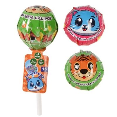 Maxi Lollipop of 15 Animal Lollipops