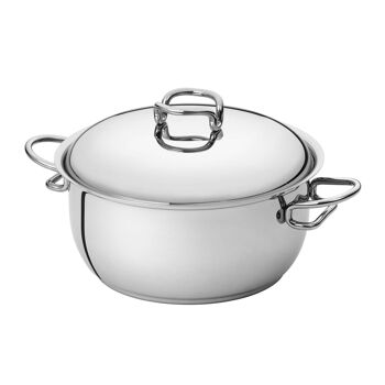 KAREN • Casserole ø 22 cm avec couvercle - SERAFINO ZANI 1