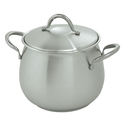 OLYMPIA SATINATA, Pot ø 16 cm, without lid - SERAFINO ZANI