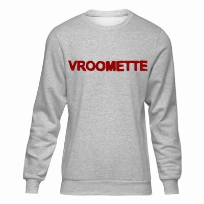 La Vroomette Grigio sweatshirt