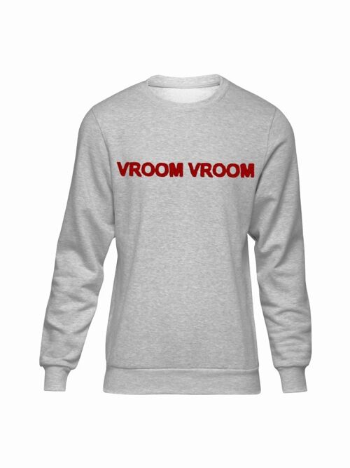 Sweat Vroom Vroom Grigio