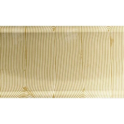 Plateau Swirl jaune chaud 32 x 15 cm