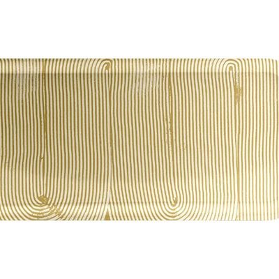 Plateau Swirl giallo caldo 32 x 15 cm