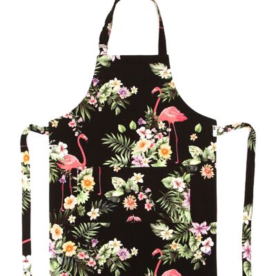 Apron Printed Flamingo work apron Unisex adjustable 100% Cotton UNIBE