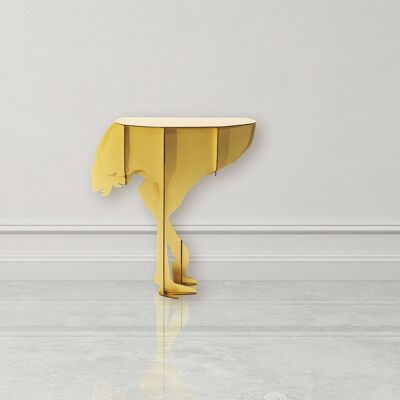 Ostrich console table - DIVA GOLD