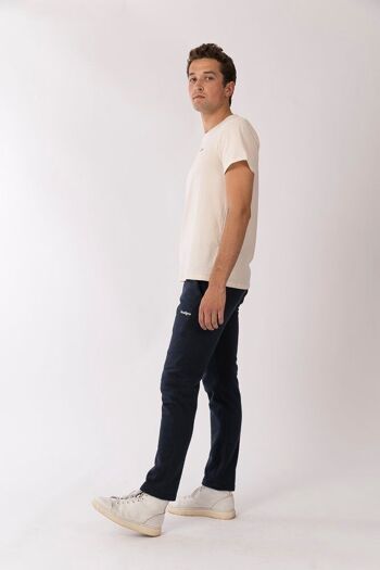 Pantalon Bleu Saphir 3