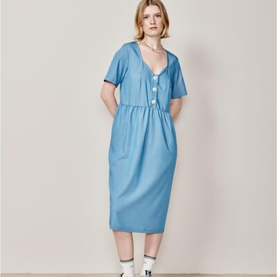 Rota Dress- Jean