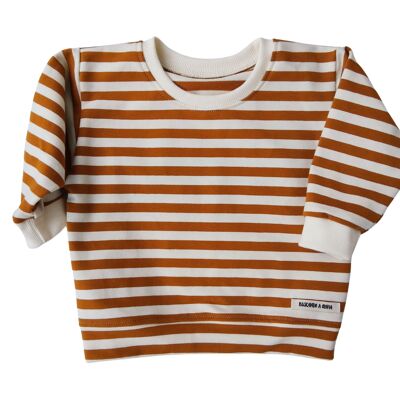 Olivia Tile Striped Sweatshirt