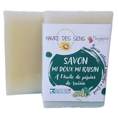 SAPONE SUPERGASATO CON OLIO DI SEMI D'UVA