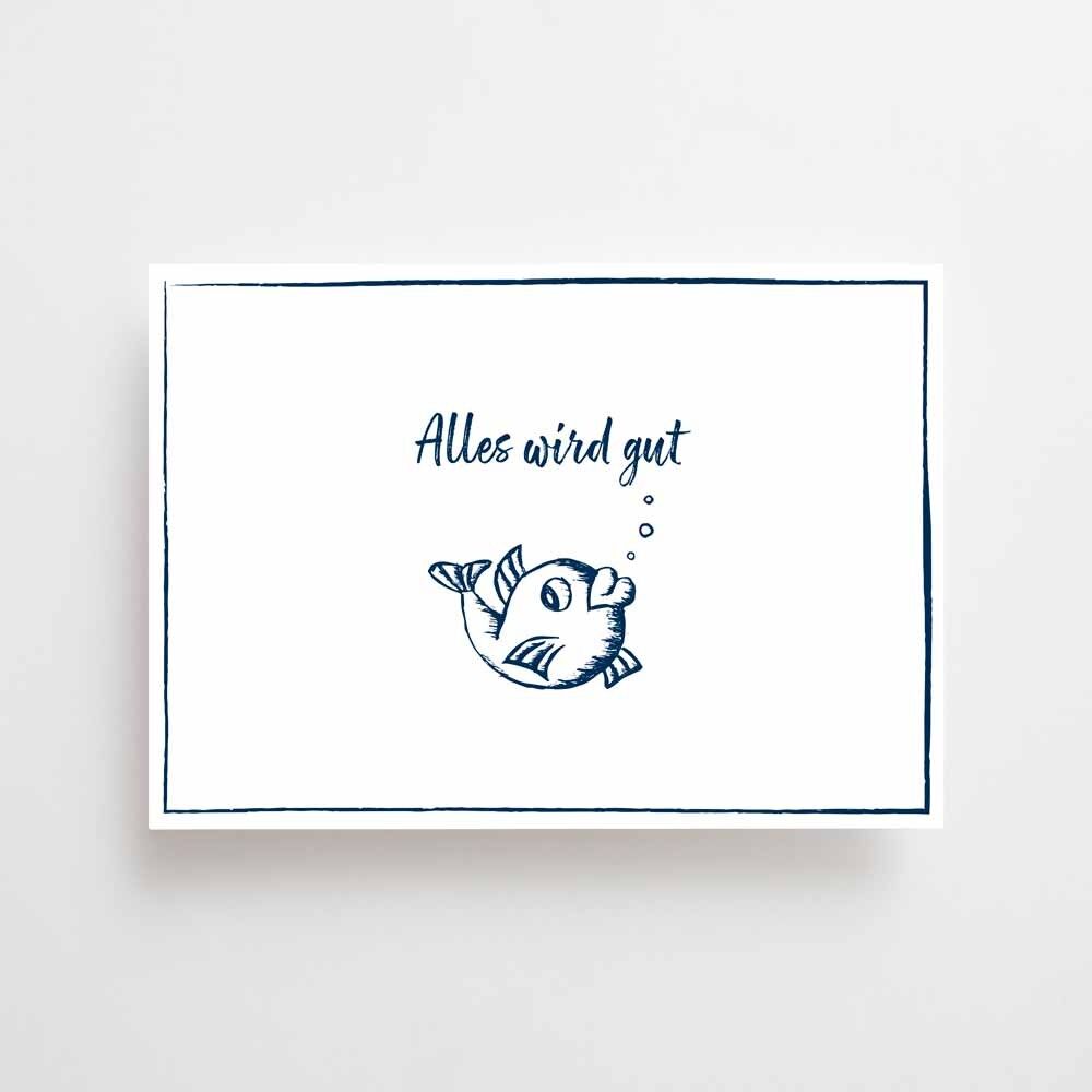 Cartolina marittima - Andrà tutto bene