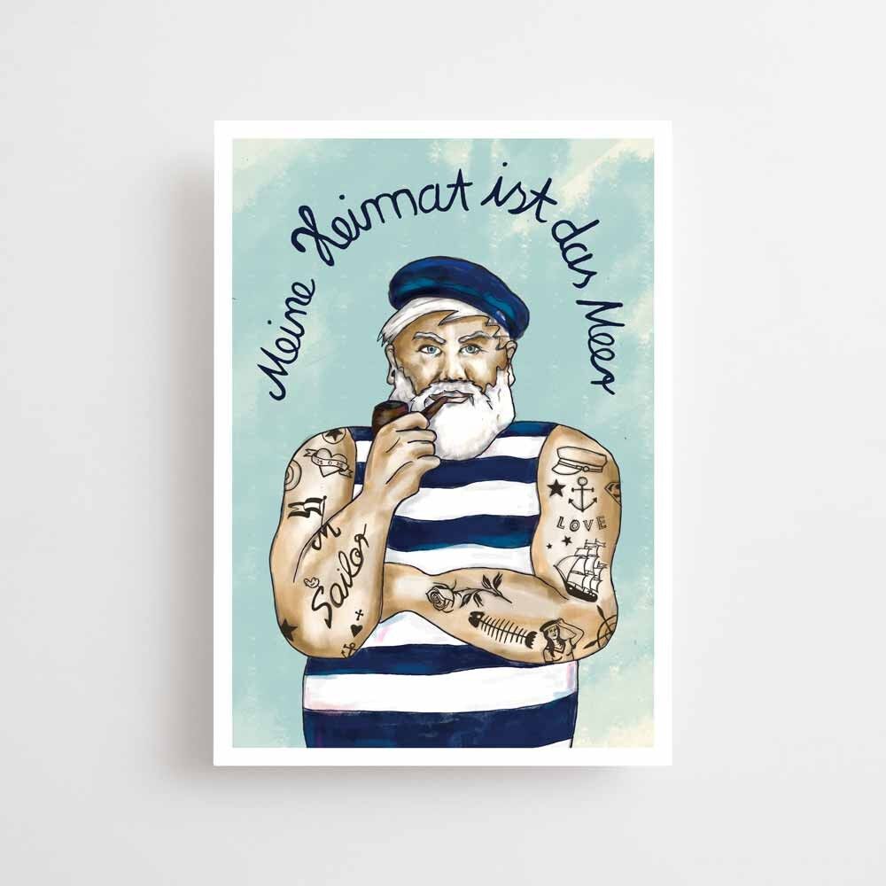 Cartolina marittima - La mia casa