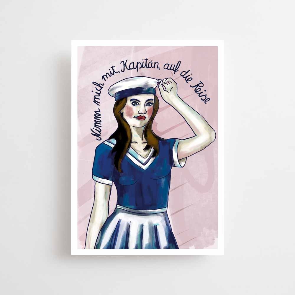 Cartolina marittima - Portami con te