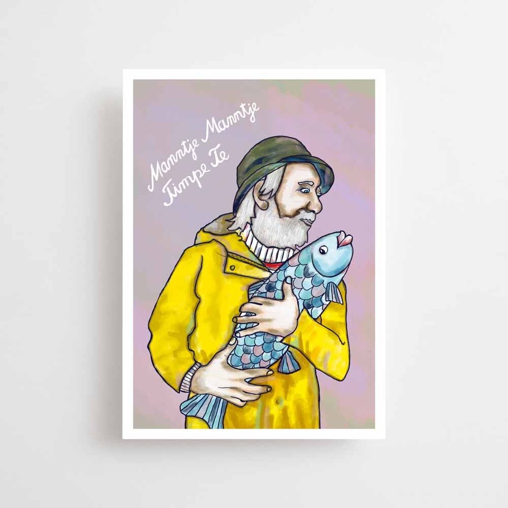 Cartolina marittima - Manntje Manntje