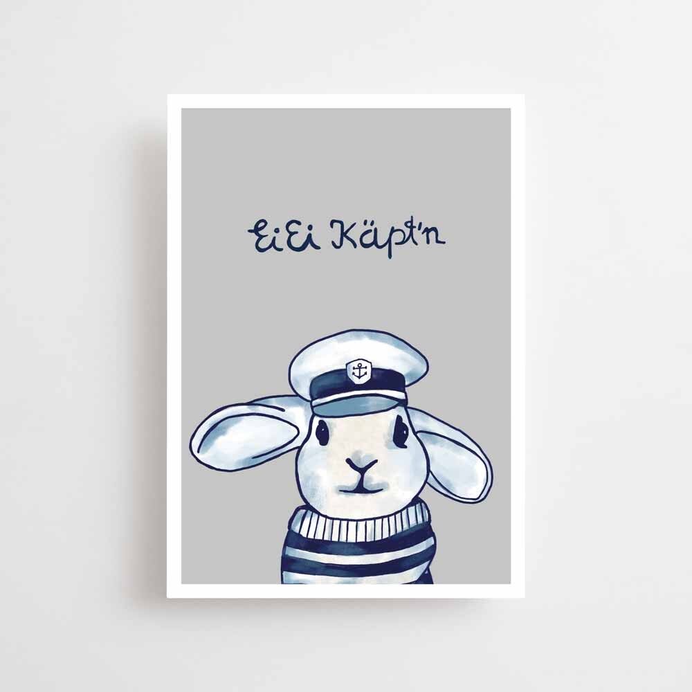 Cartolina marittima - Egg Egg Captain