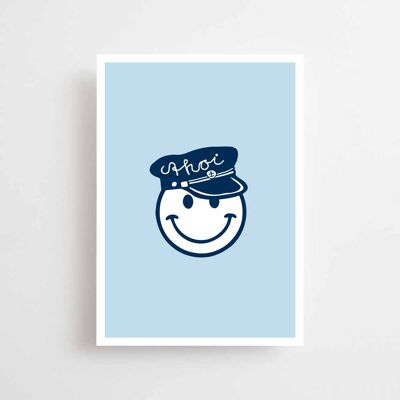Cartolina marittima - Smile Ahoy