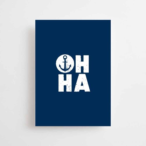 Maritime Postkarte A6 - OHHA