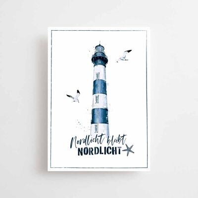 Maritime postcard A6 - Northern Lights