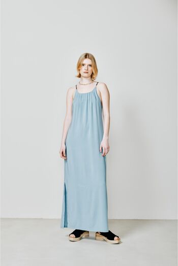 Robe dos nu San Lucar - Bleu 1