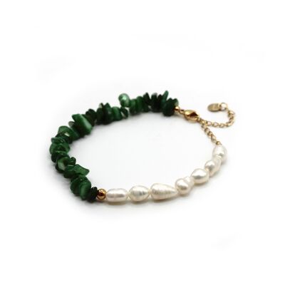 Marine Dream Natural Pearls and Stones Bracelet - Water Proof
