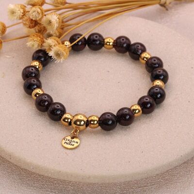 Golden Garnet Bracelet