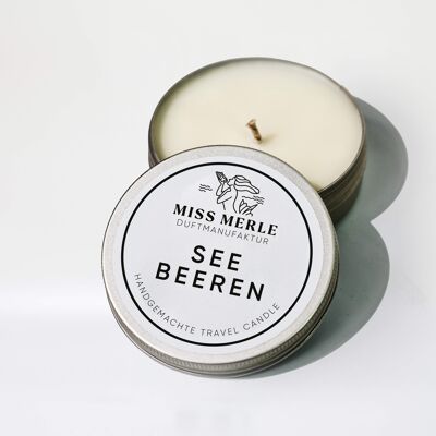 MISS MERLE TRAVEL CANDLE: scented candle in a tin