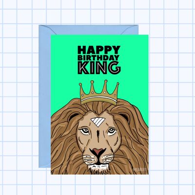 Löwe-Geburtstagskarte