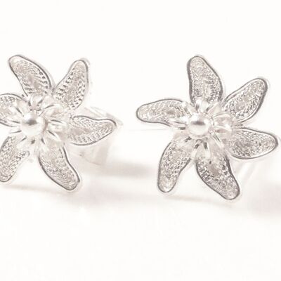 Edelweiss Silver Earrings