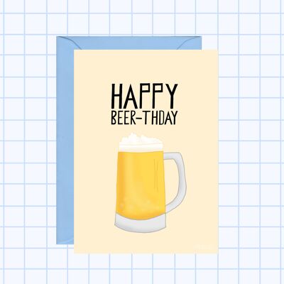 Beer Birthday Card