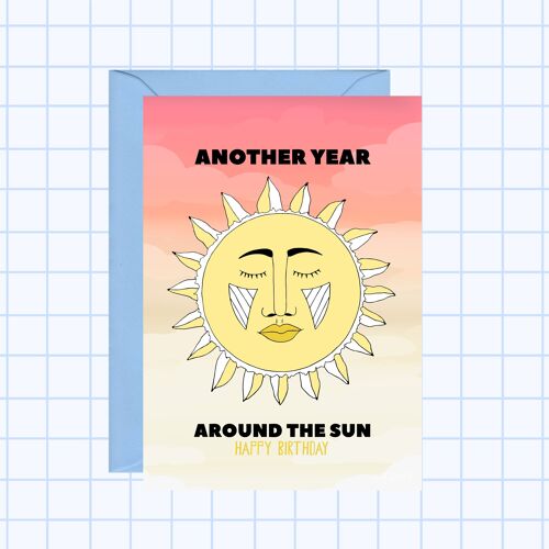 Sun Birthday Card