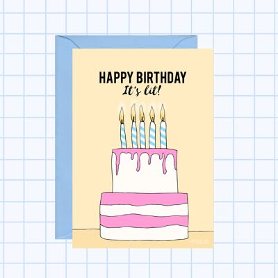 Birthday Cake Card