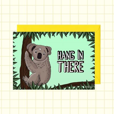 Hang in There Get Well Soon Card