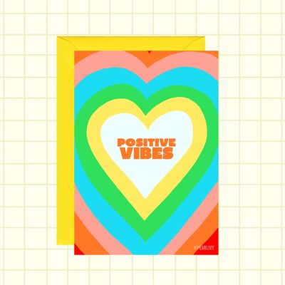 Positive Vibes Card