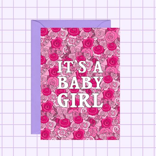 Baby Girl Card