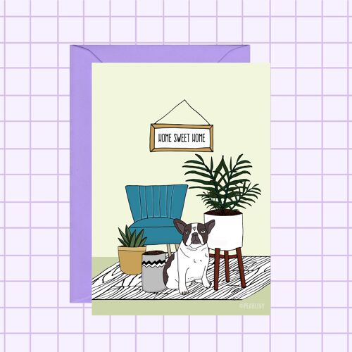 New Home Dog Card