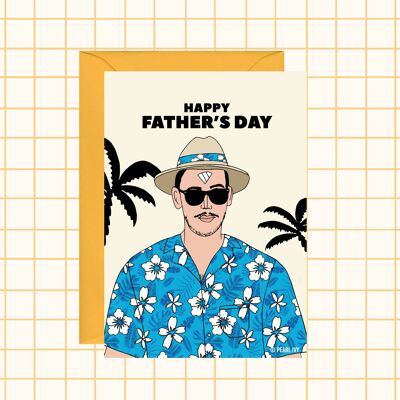 Papa Shirt Vatertagskarte