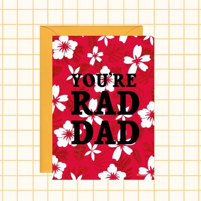 Tarjeta Rad Dad