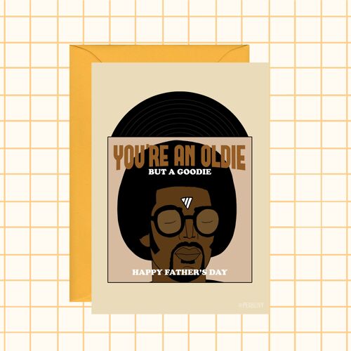 Vinyl Dad Card