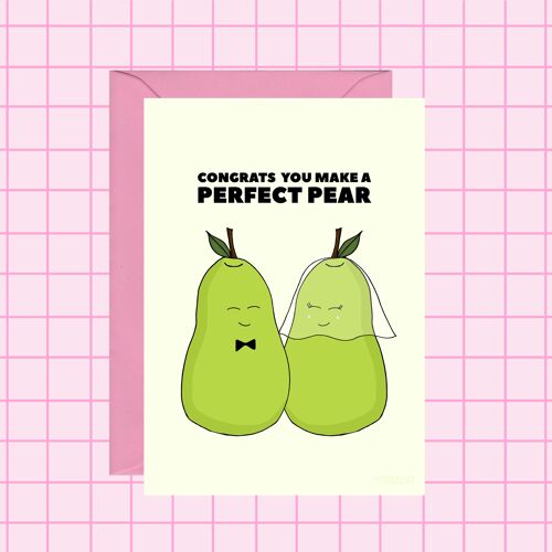 Wedding Pear Card