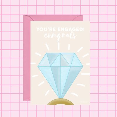 Ring Engagement Card