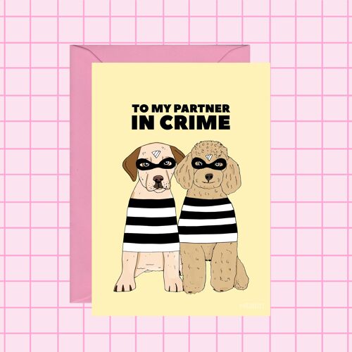 Partner Love Dog Card