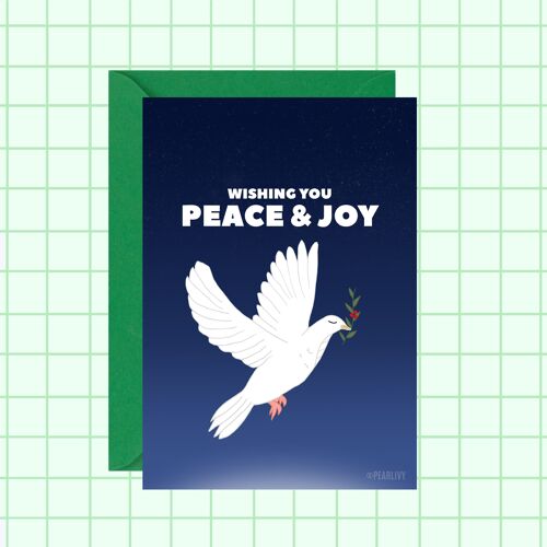 Peace and Joy Christmas Card
