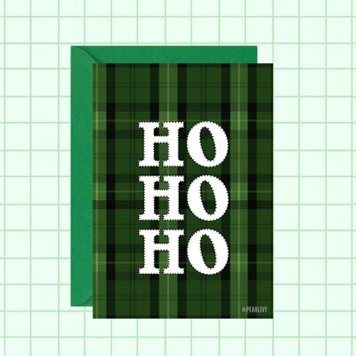 Ho Ho Ho Christmas Card