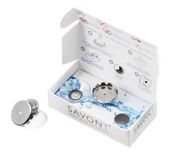 Protector Edition 3x porte-savon | bleu ou transparent | dans un coffret cadeau 1