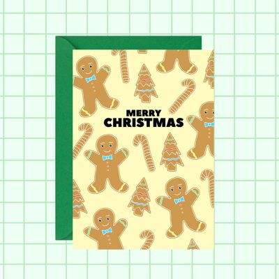 Gingerbread Christmas Card