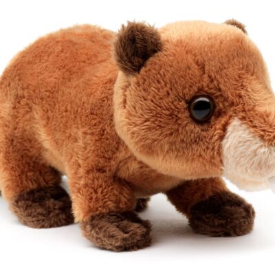Beaver Plushie - 20 cm (length) - Keywords: forest animal, aquatic animal, plush, soft toy, stuffed toy, cuddly toy