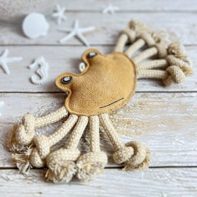 Crab dog toy