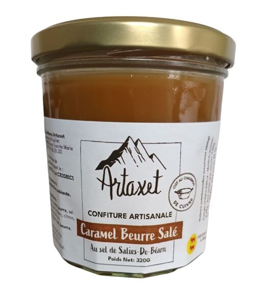 Caramel au beurre salé au sel de Salies-de-Béarn - 320G
